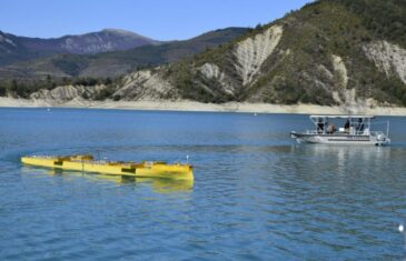 Lac de Castillon, base d’essais pour la DGA